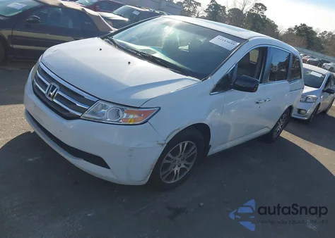 2011 Honda Odyssey Ex-L from USA, damaged, VIN 5FNRL5H64BB087362